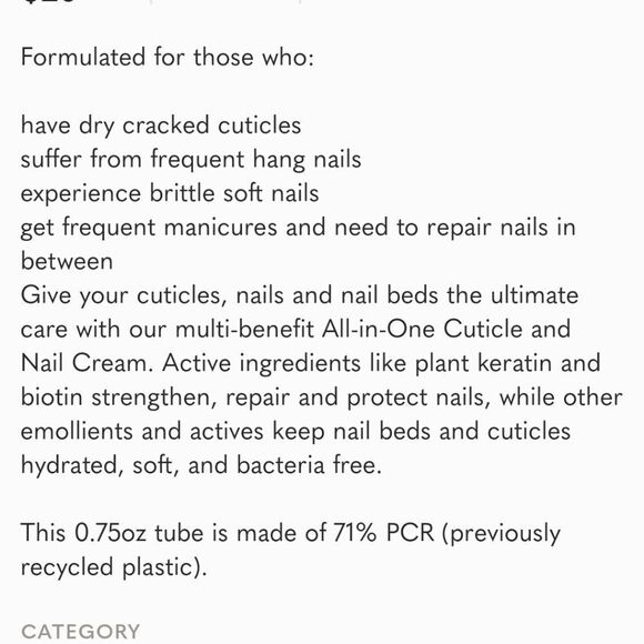 PAUME All-in-One Cuticle and Nail Cream NIB - Picture 5 of 7